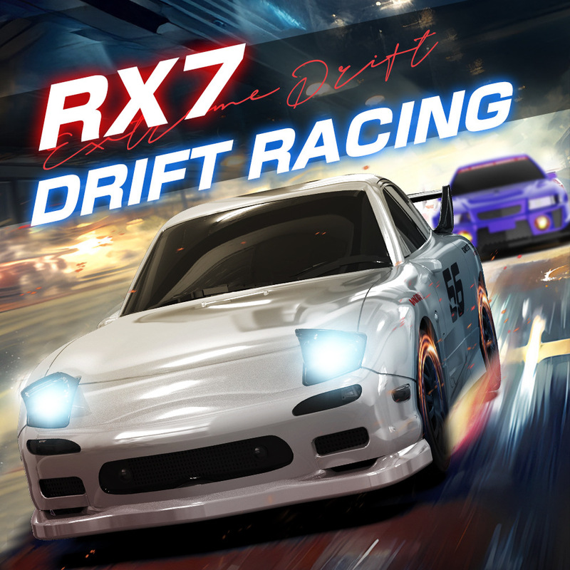 Rc Drift Car 1 24 Scale 4Wd - Voiture télécommandée RC à drift, échelle