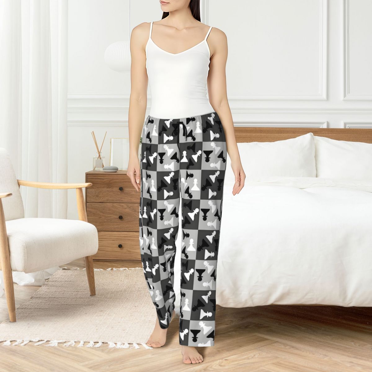 Board Games - Pantalon de pyjama pour femmes, imprimé