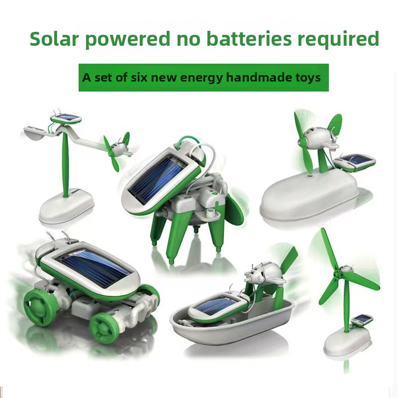 Stem Solar Robot Kit For Kids - Kits de robots 6 en 1,
