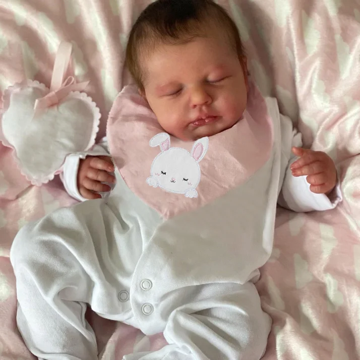 Reborn Baby Doll Silicone Realistic - 49CM câlin corps complet Silicone Viny