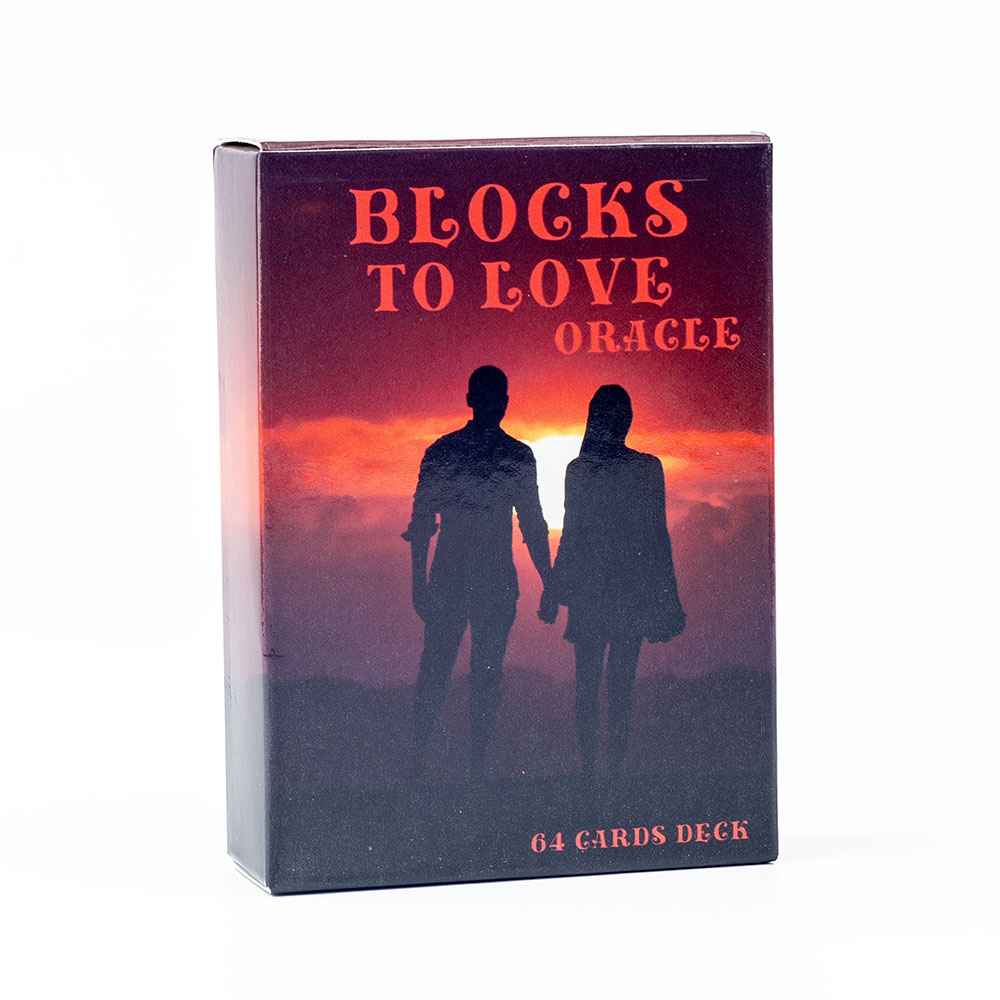 Tarot Cards Deck With Guidebook - Blocs d'amour Oracle 64 cartes Tarot