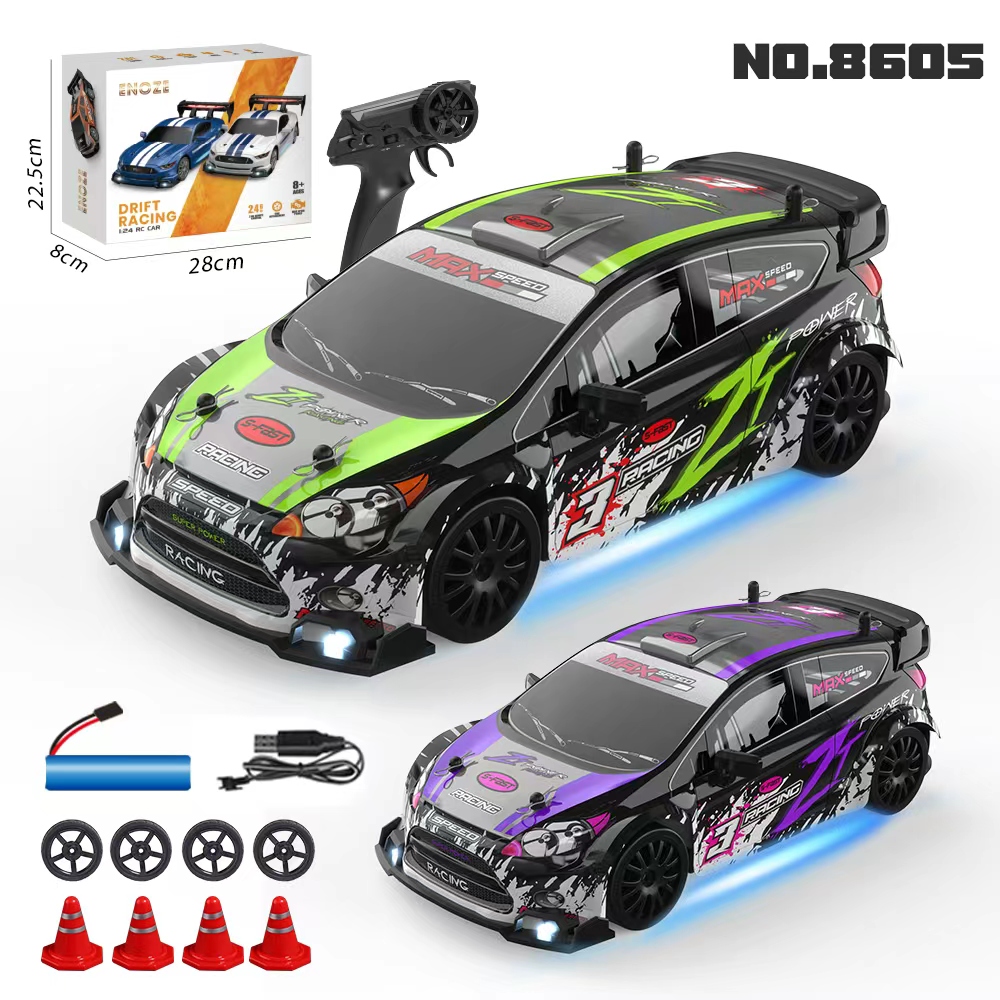 Rc Drift Car 1 24 Scale 4Wd - Voiture à dérive RC 4WD, échelle