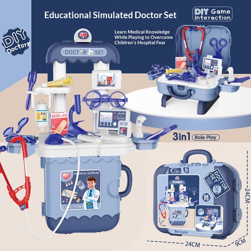 Educational Toys - Ensemble de jeu de docteur 3