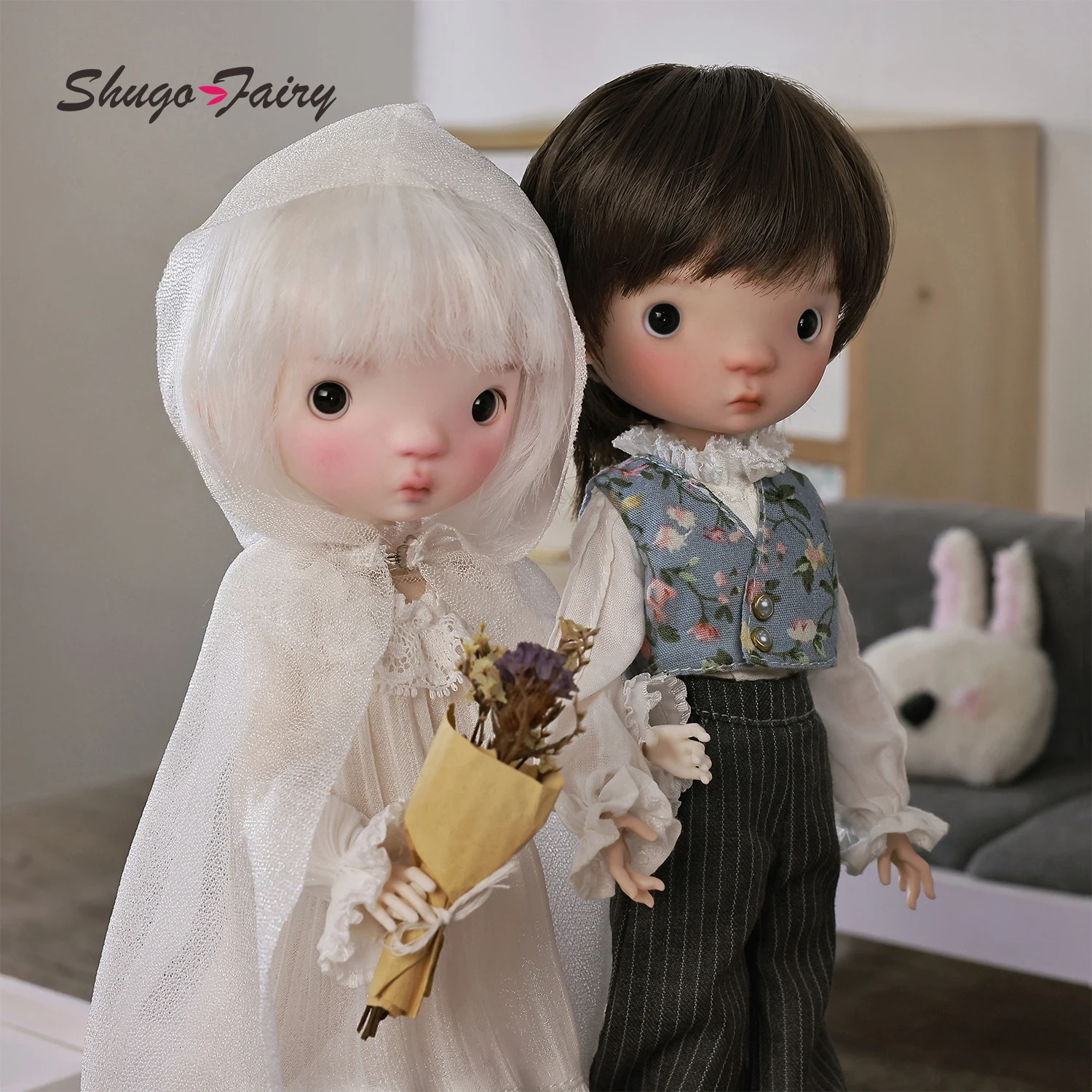 Bjd Doll 1 6 Full Set With Clothes - Poupées BJD ShugaFairy Peaches 1/6, 30