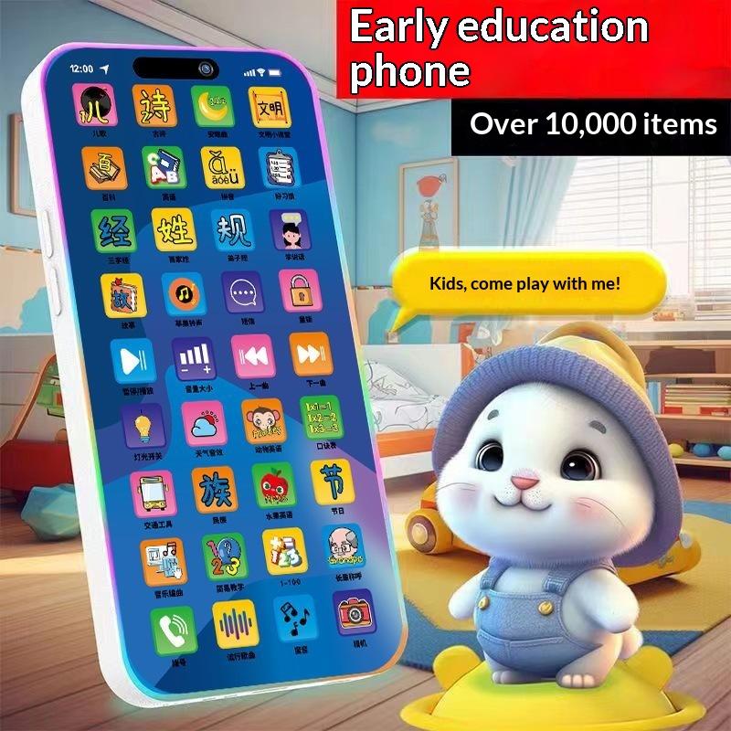 Educational Toys - Téléphone Jouet Interactif pour Tout-Petits avec