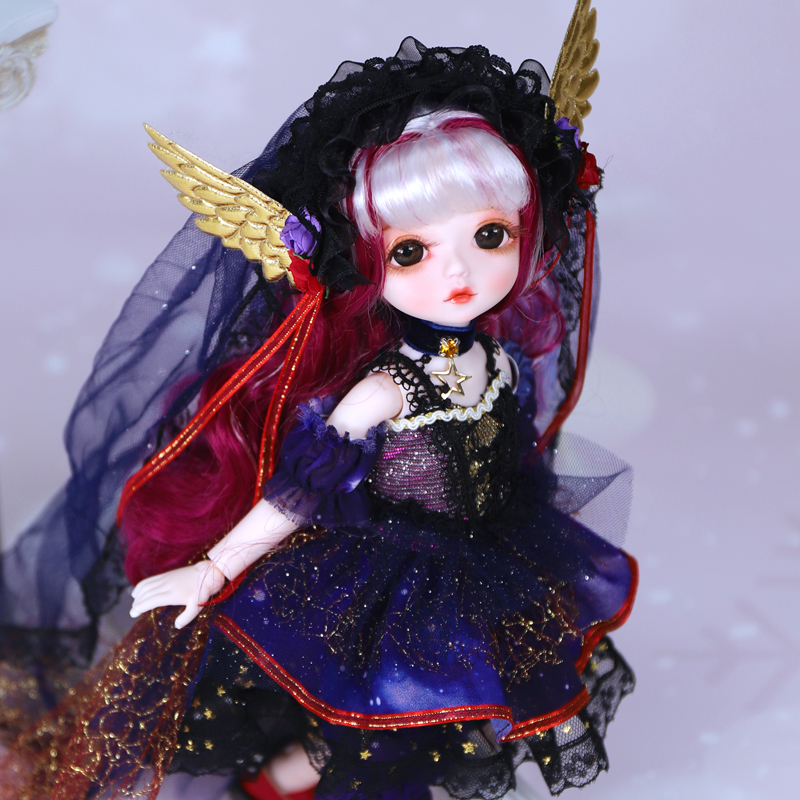 Bjd Doll 1 6 Full Set With Clothes - Repldegrad1/6-Robe de princesse au beurre pour