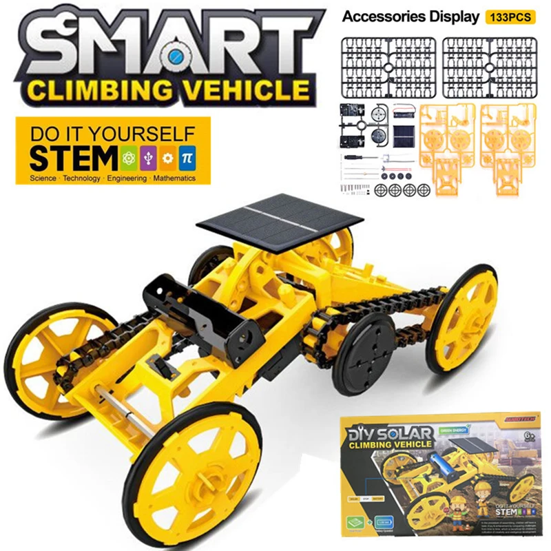 Stem Solar Robot Kit For Kids - Jouet solaire pour enfants, Kit d'assemblage,