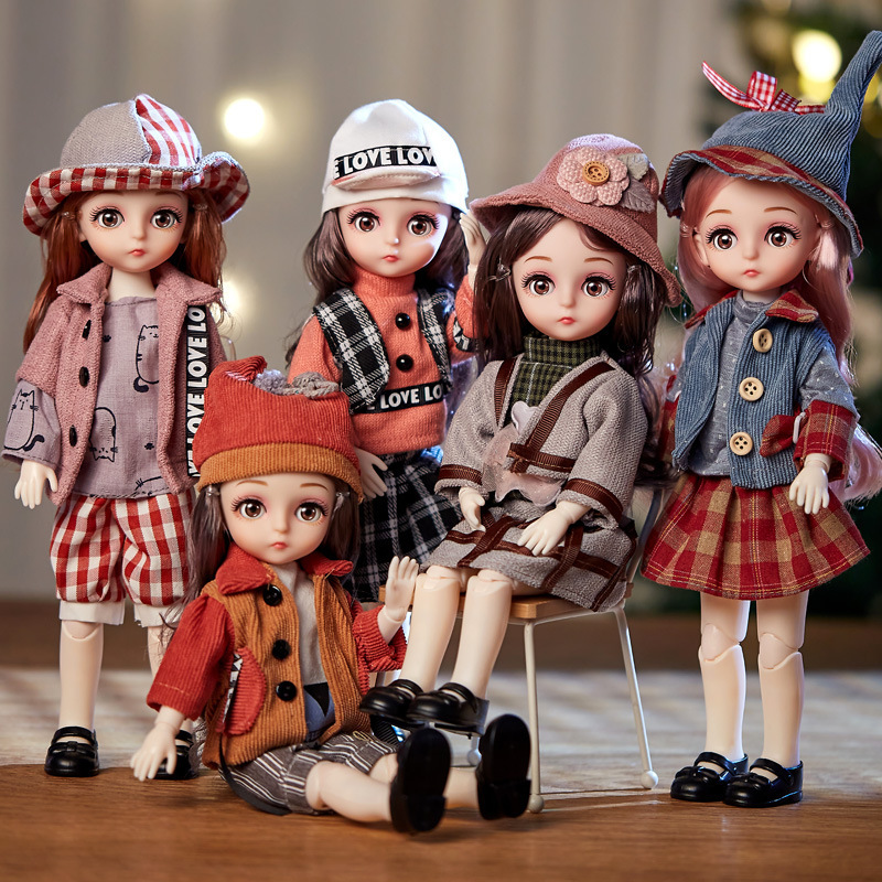 Bjd Doll 1 6 Full Set With Clothes - Ensemble complet de poupée BJD 1/6,