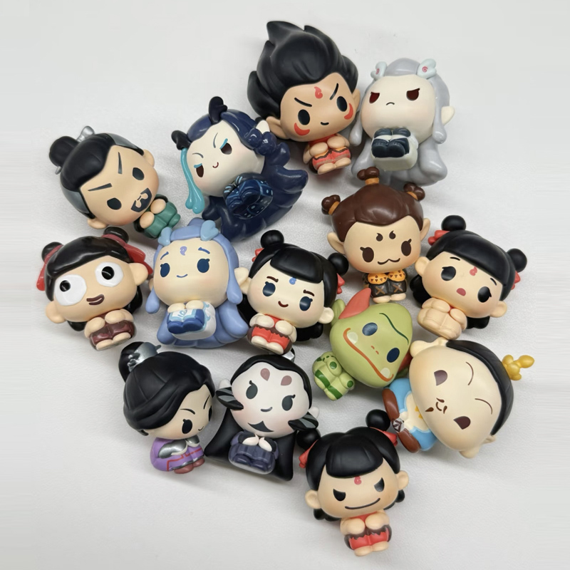Anime Action Figure Blind Box - Ne Zha 2 assis dans une