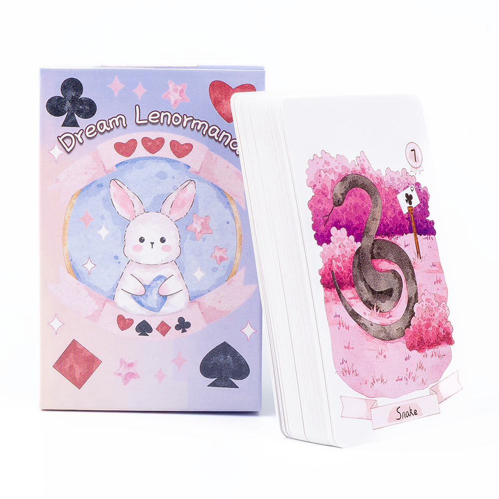 Tarot Cards Deck With Guidebook - Rana psychique rêve Lenormand Tarot Deck