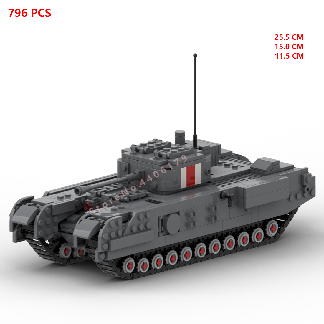 Lego Compatible Military Tank - Décennie s de construction de véhicules