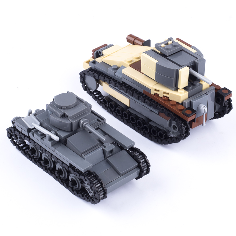 Lego Compatible Military Tank - Blocs de construction de réservoir militaire