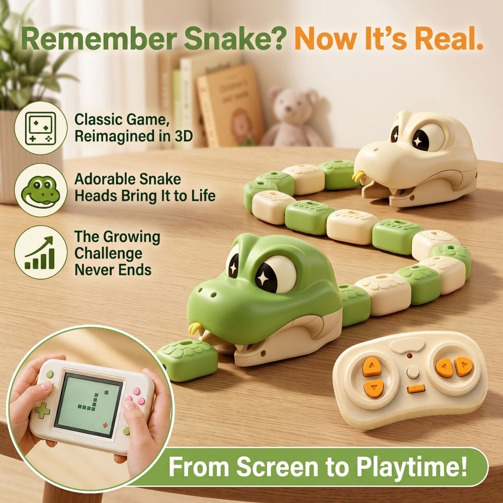 Educational Toys - Jouet Serpent Magnétique Télécommandé Compétitif pour