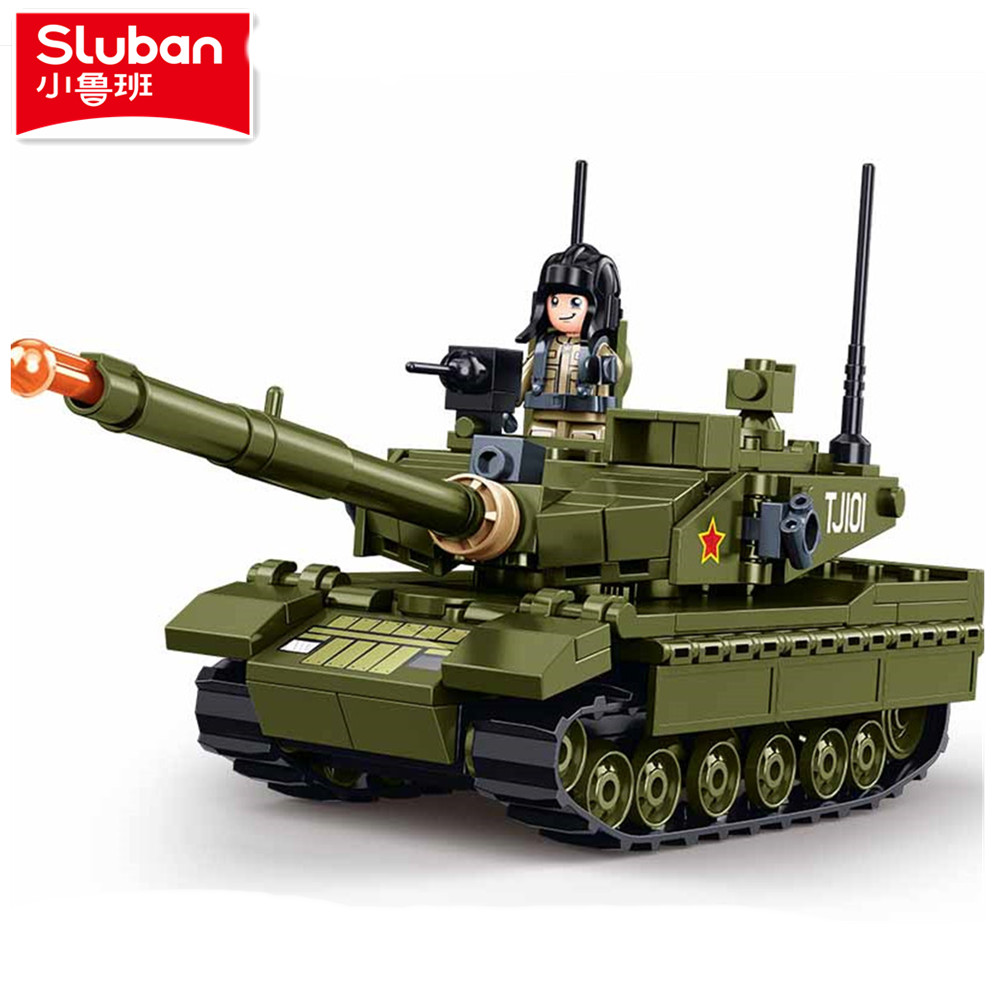 Lego Compatible Military Tank - Sluban 183 pièces armée char de