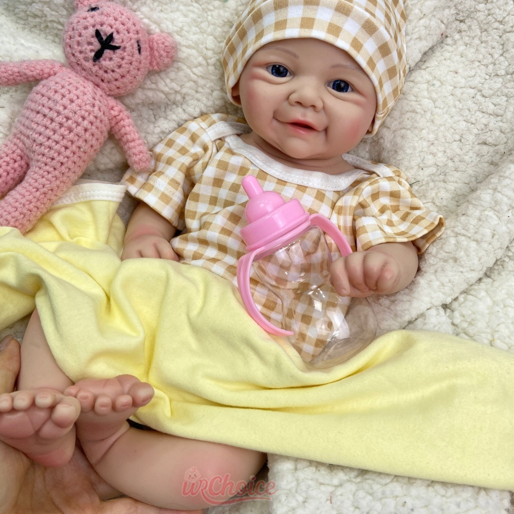 Reborn Baby Doll Silicone Realistic - Poupée reborn tout corps silicone aux