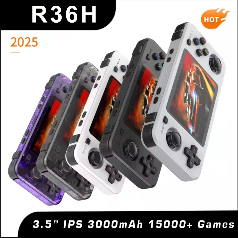 Retro Handheld Game Console R36S - Nouvelle Console portative rétro R36H, système