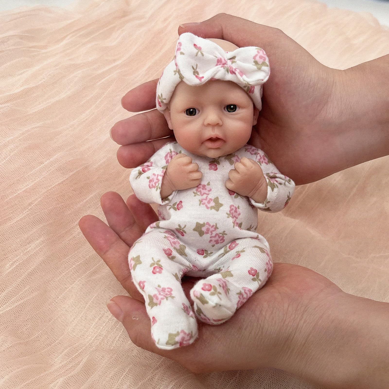 Reborn Baby Doll Silicone Realistic - Blrags Reborn bébé poupées 7 pouces