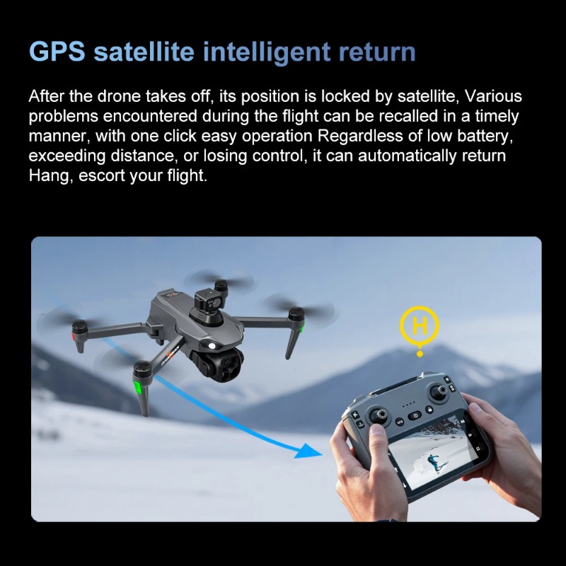 Drone professionnel Lenovo V91 - Fpv Brushless Rc Drone 4K avis et prix