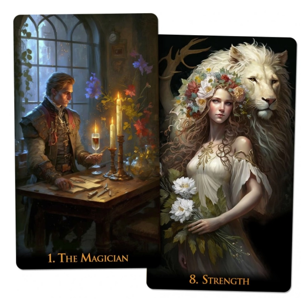 Jeu de 78 cartes de tarot 