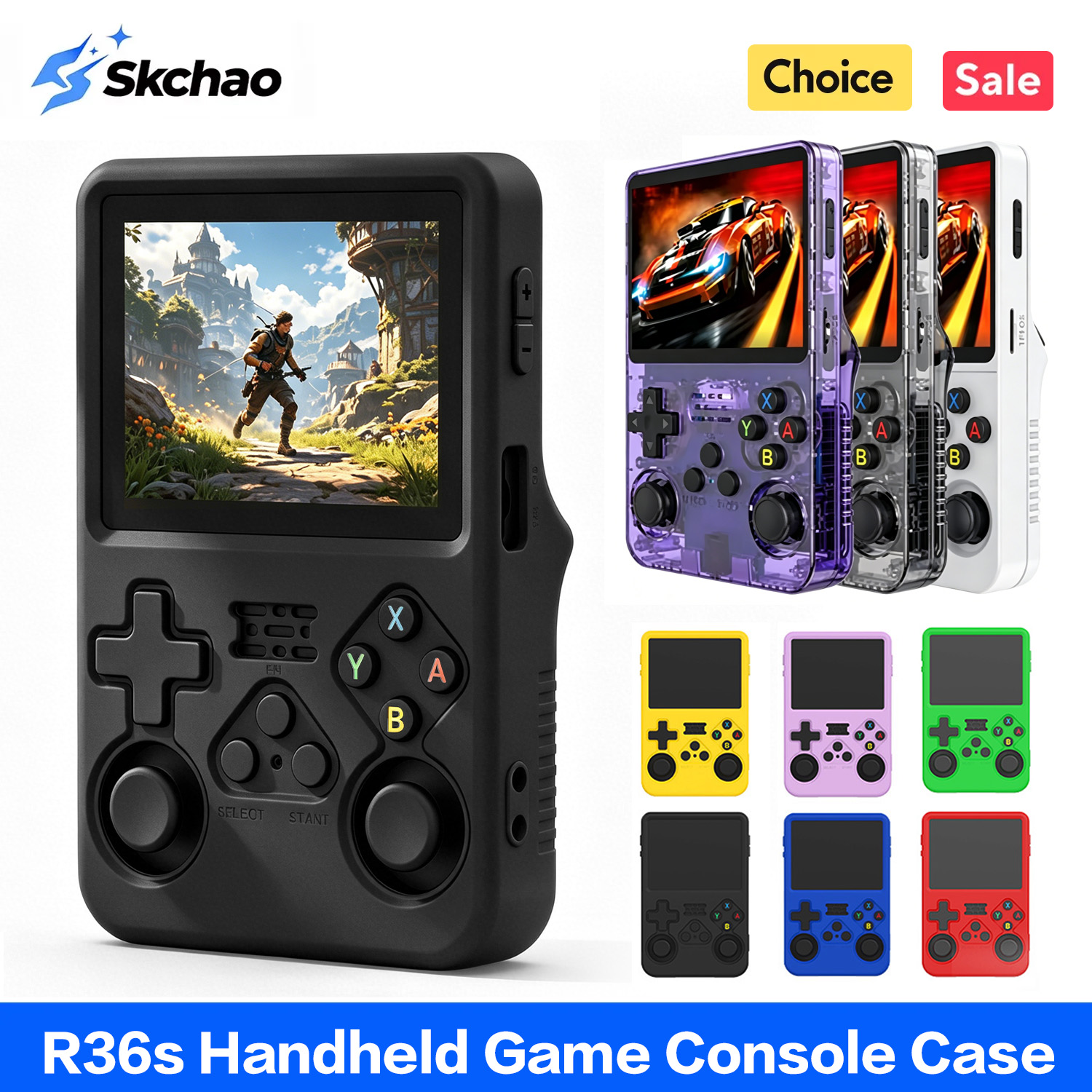 Étui de protection R36s pour R - Retro Handheld Game Console R36S avis et prix