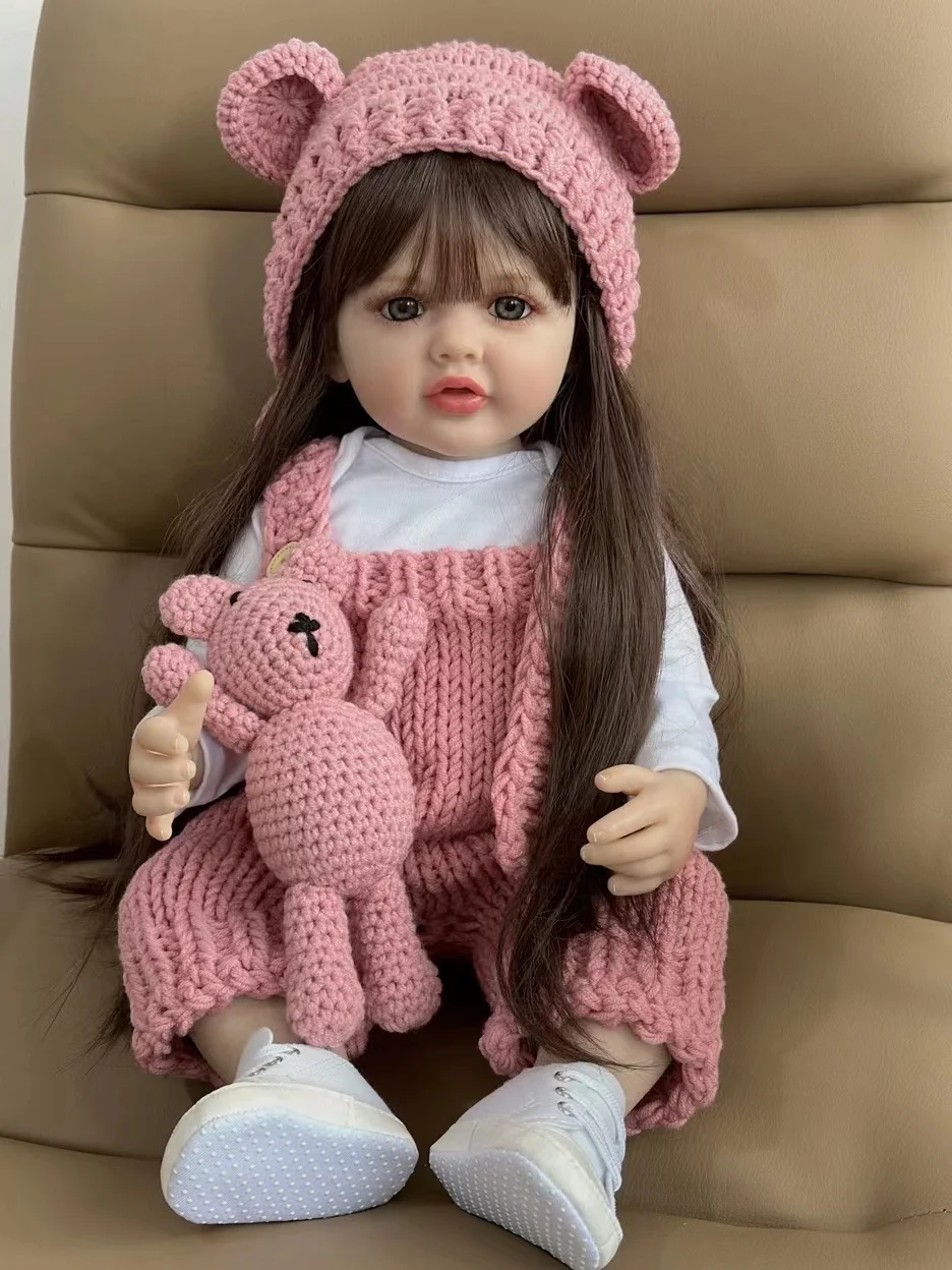 BZDOLL-Bébé Fille aux Cheveux  - Reborn Baby Doll Silicone Realistic avis et prix