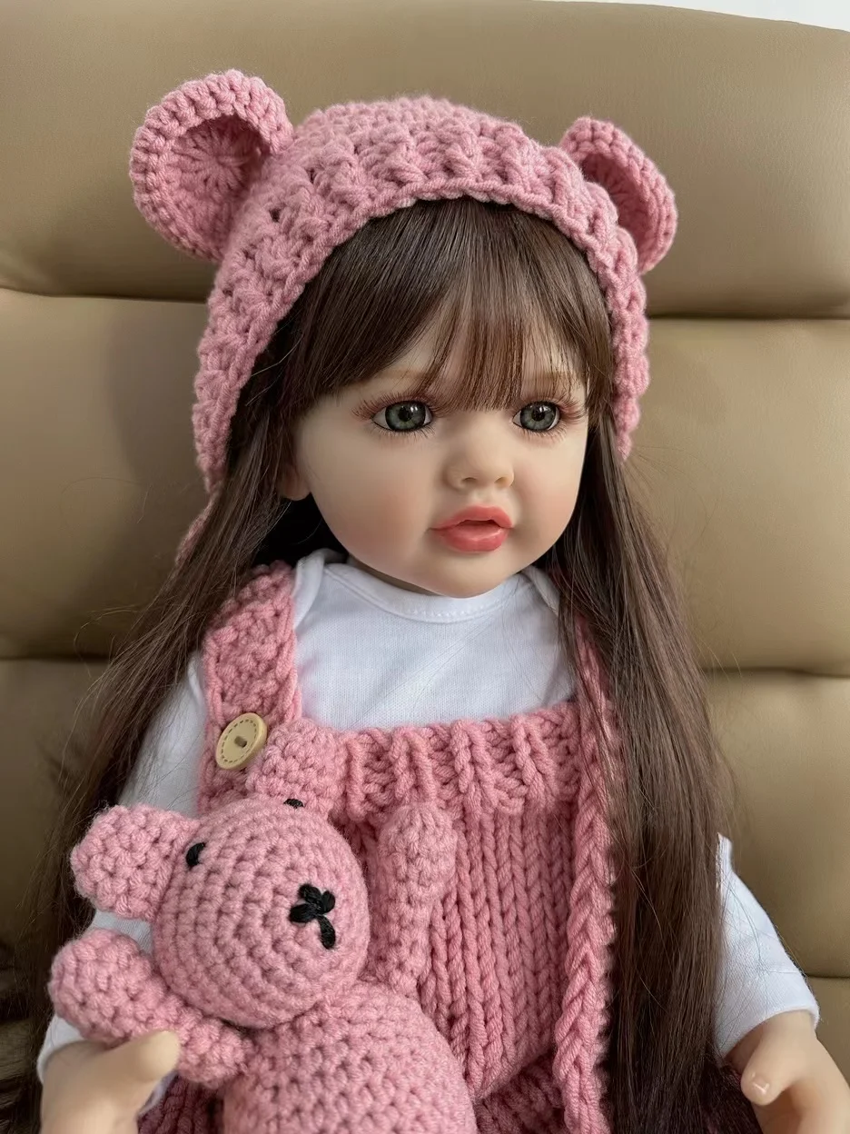 BZDOLL-Bébé Fille aux Cheveux  - Reborn Baby Doll Silicone Realistic avis et prix