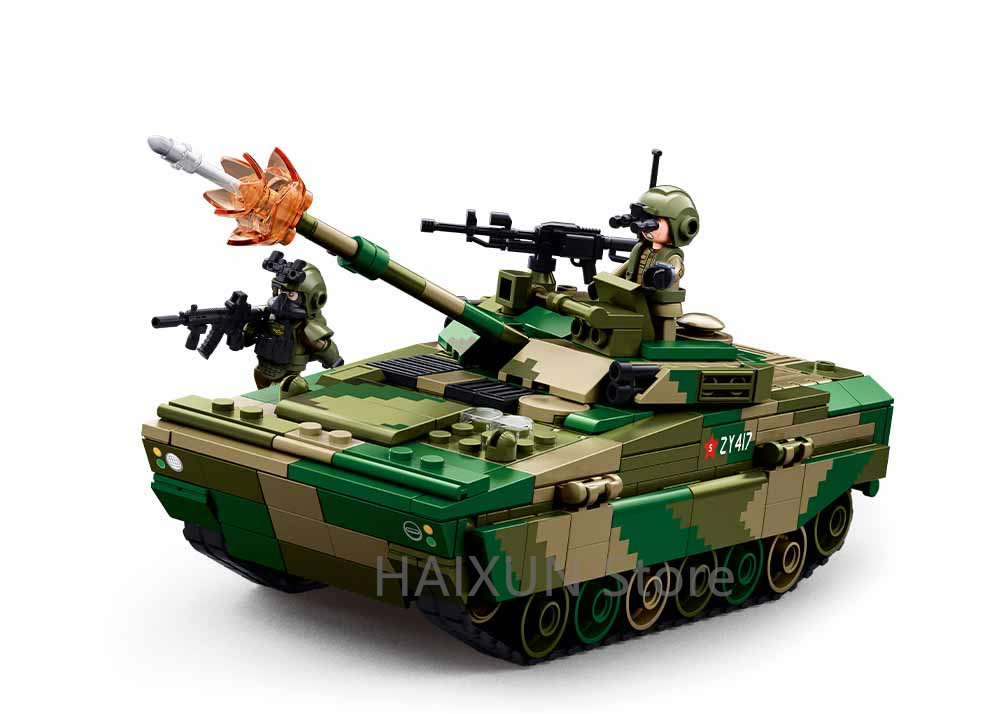 Briques de construction Sluban - Lego Compatible Military Tank avis et prix
