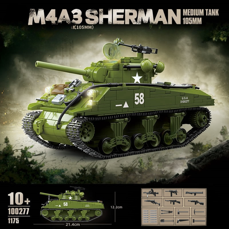 Armes militaires de la seconde - Lego Compatible Military Tank avis et prix