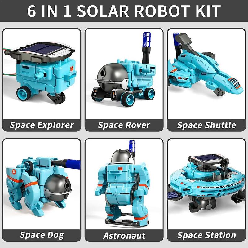 Kit de robot solaire 6 en 1 po - Stem Solar Robot Kit For Kids avis et prix