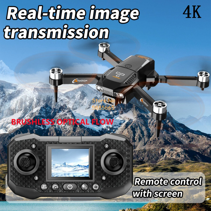 Drone télécommandé pliable, ca - Fpv Brushless Rc Drone 4K avis et prix