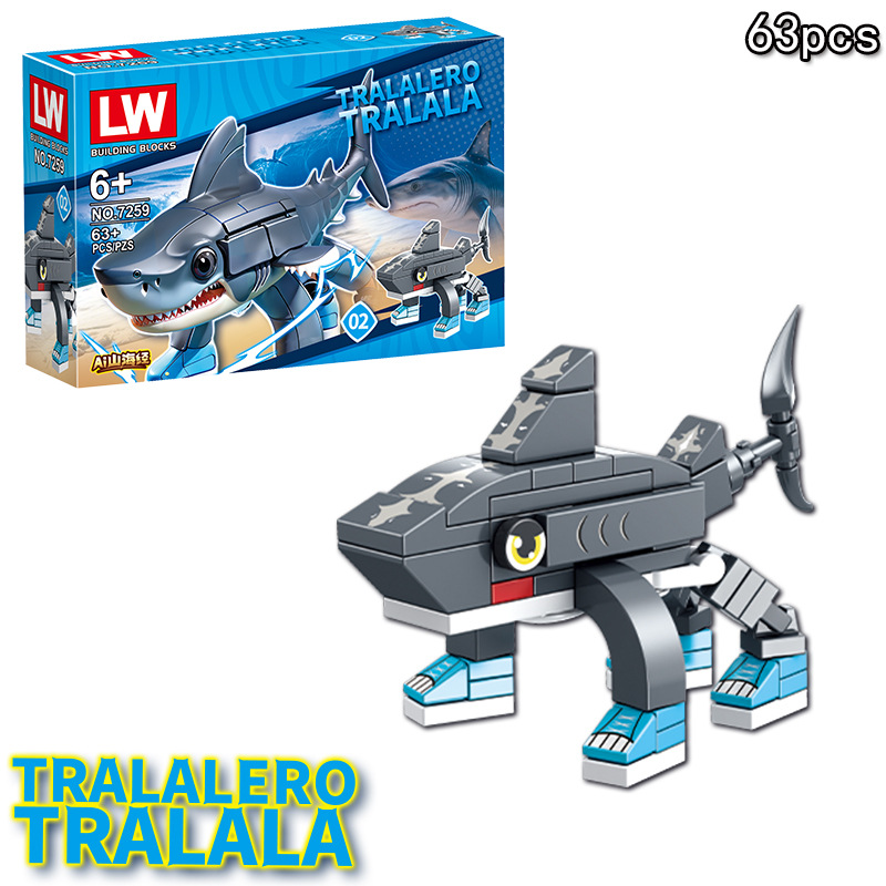 Anime Italian Brainrot Tralale - Anime Action Figure Blind Box avis et prix