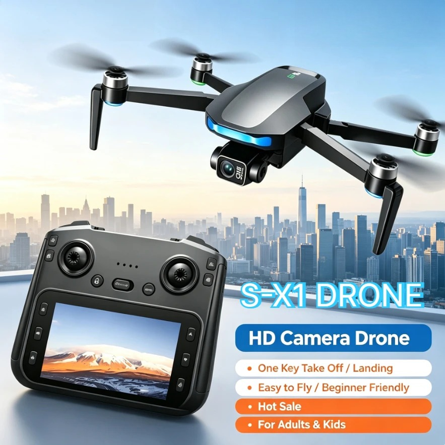 Drone GPS S-X1 original avec c - Fpv Brushless Rc Drone 4K avis et prix
