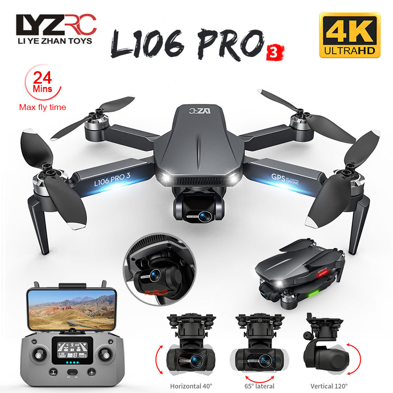 Drone L106 Pro 3 5G WIFI FPV P - Fpv Brushless Rc Drone 4K avis et prix