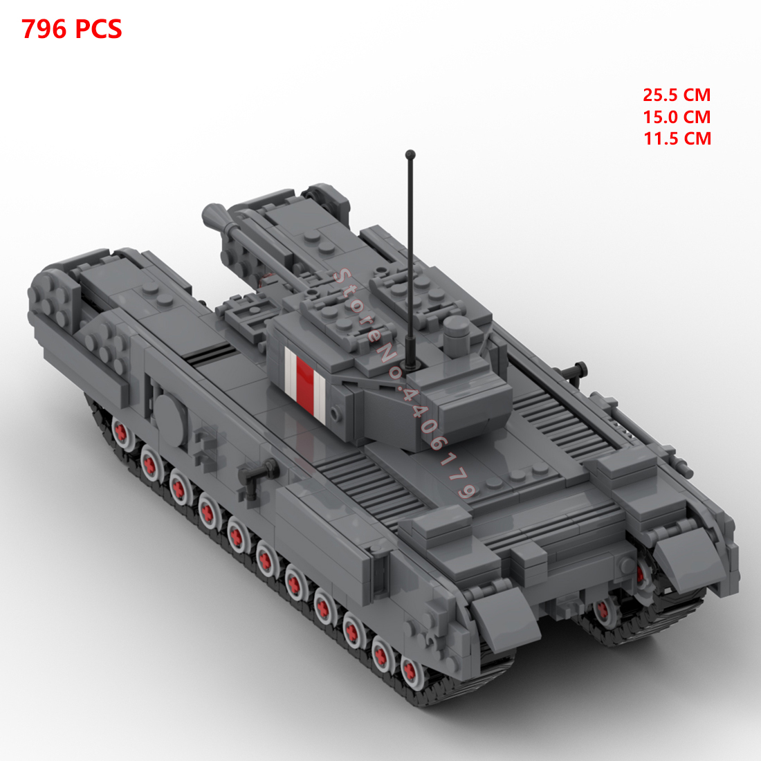 Décennie s de construction de  - Lego Compatible Military Tank avis et prix