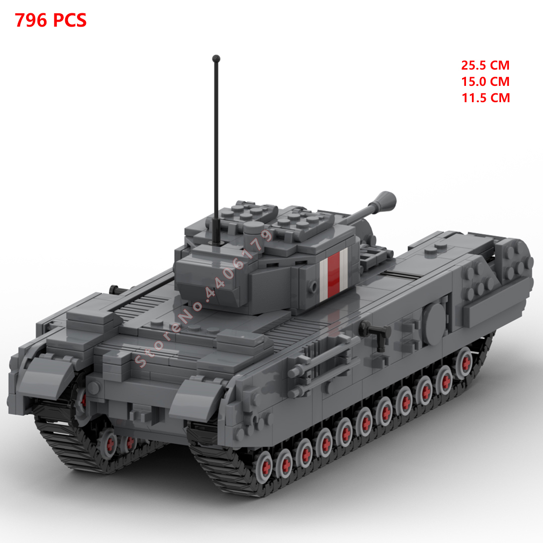 Décennie s de construction de  - Lego Compatible Military Tank avis et prix