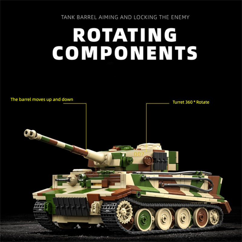 Ensemble de blocs de construct - Lego Compatible Military Tank avis et prix