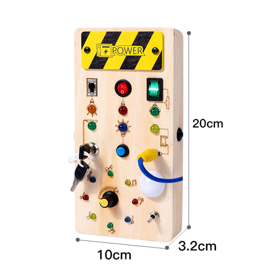 Planche occupée Montessori, jo - Montessori Wooden Busy Board Toddler avis et prix