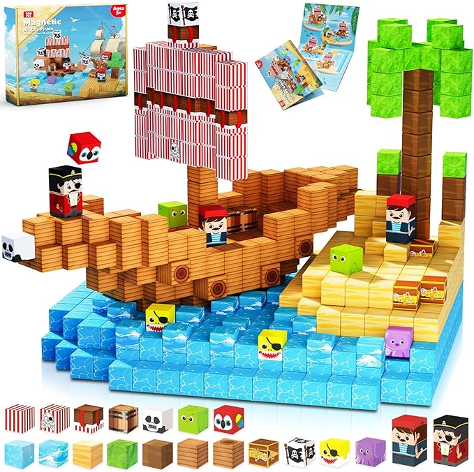 Blocs magnétiques-100 pièces c - Magnetic Building Tiles Set 100Pcs avis et prix