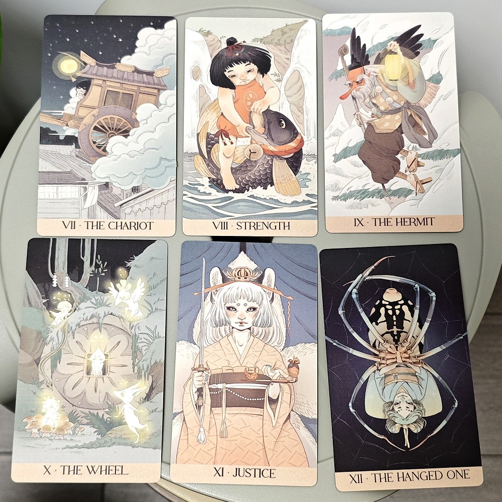 Cartes de tarot Yokai, 78 pièc - Tarot Cards Deck With Guidebook avis et prix