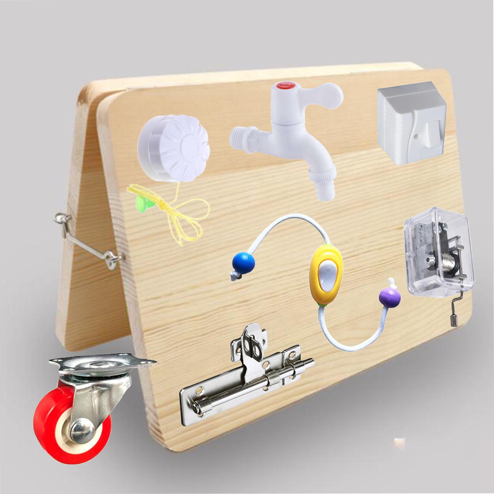Tableau d'activités sensoriell - Montessori Wooden Busy Board Toddler avis et prix