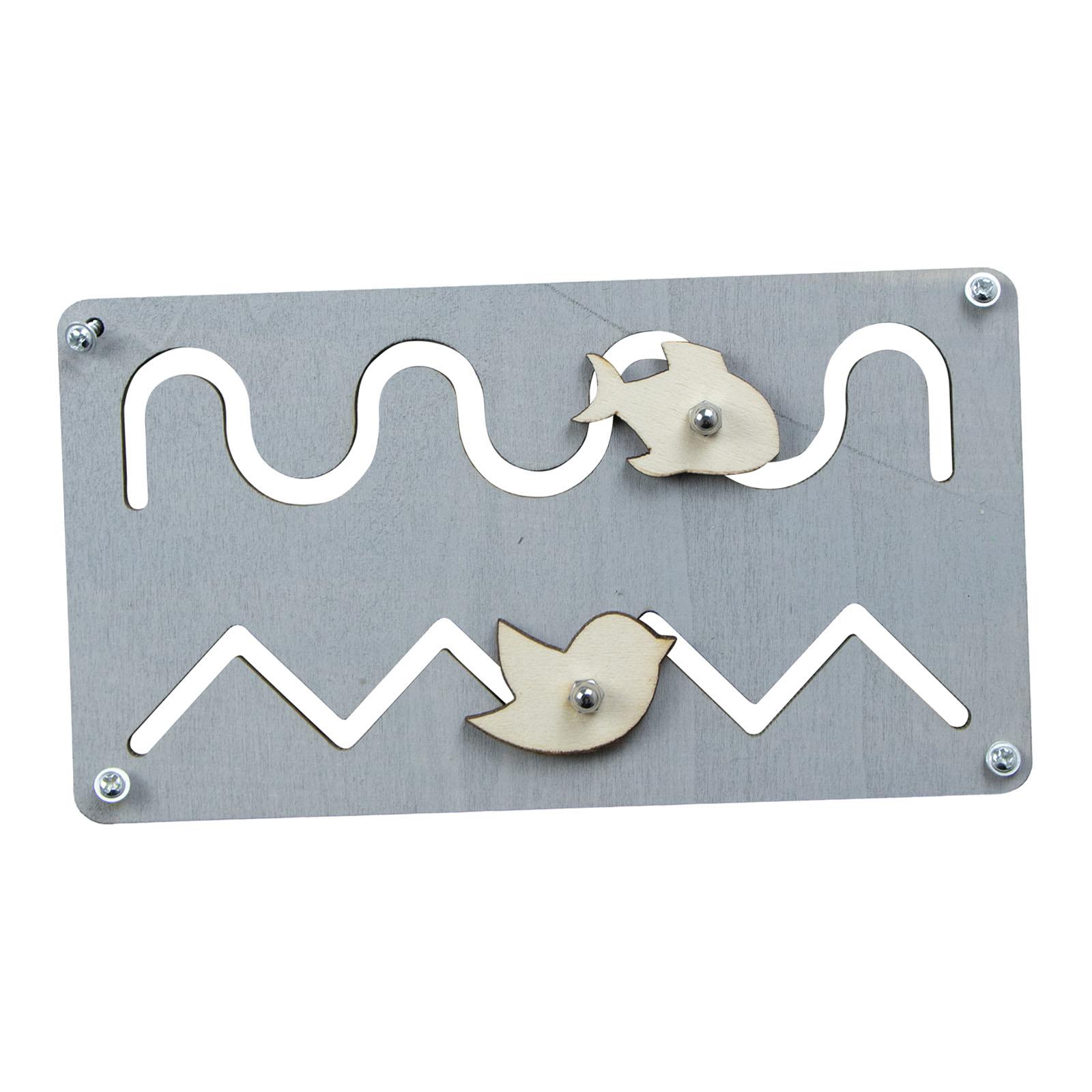 Matériel de planche d'activité - Montessori Wooden Busy Board Toddler avis et prix